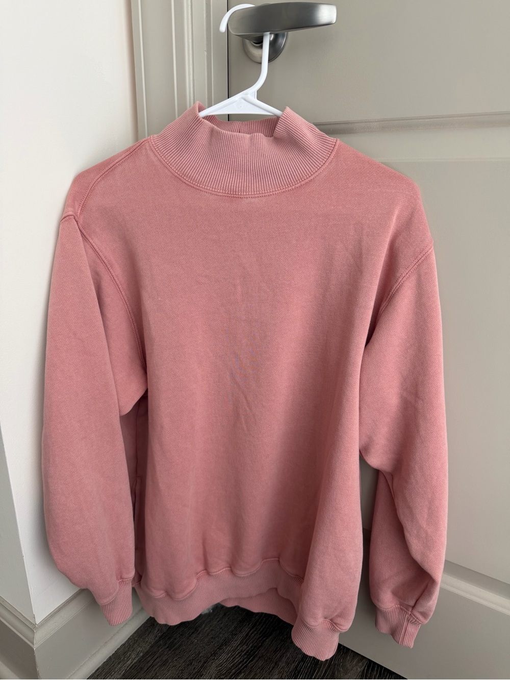 aerie Rose Pink Mock Neck Sweater
